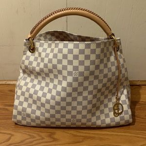 Louis Vuitton Artsy MM Damier Azur Handbag